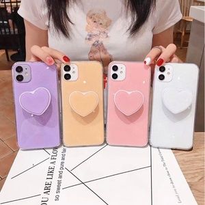 Apple iPhone Cute Glitter Hearth Pop Socket case